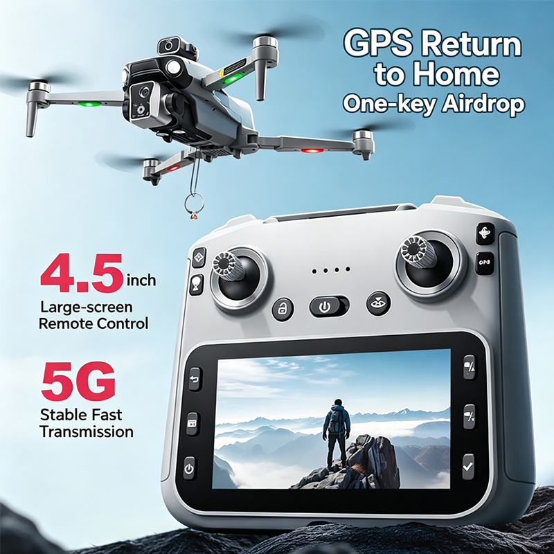 Drone Photogrammetry - Drone GPS K19 MAX con Fotocamera