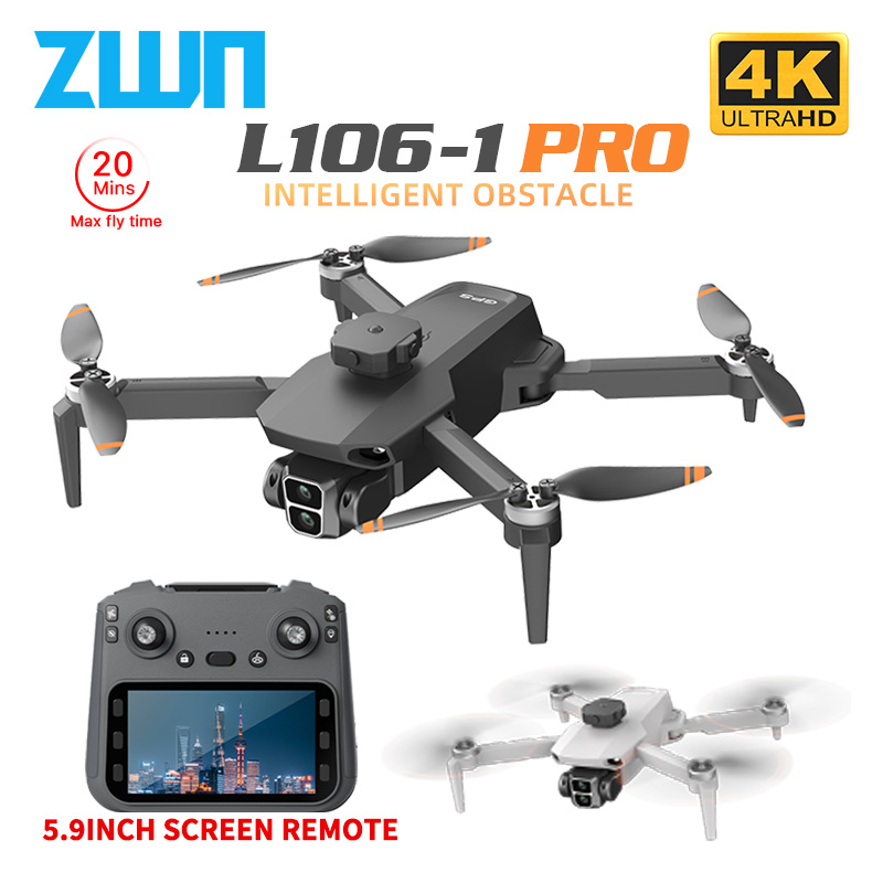 Drone Aerial Photography - L106-1PRO GPS Drone professionale con schermo