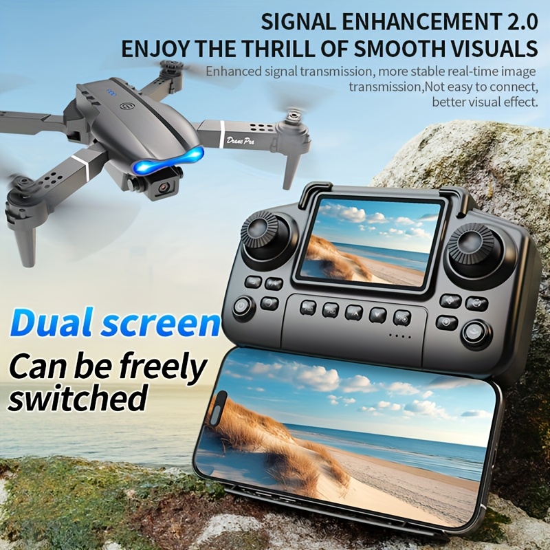 Drone pieghevole E99 PRO MAX c - Drone Lidar recensione e prezzo